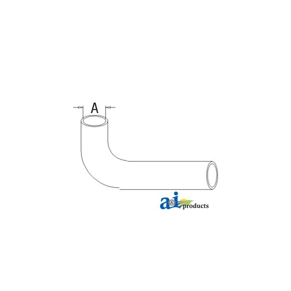 Radiator Hose, Top 11" x6" x3"